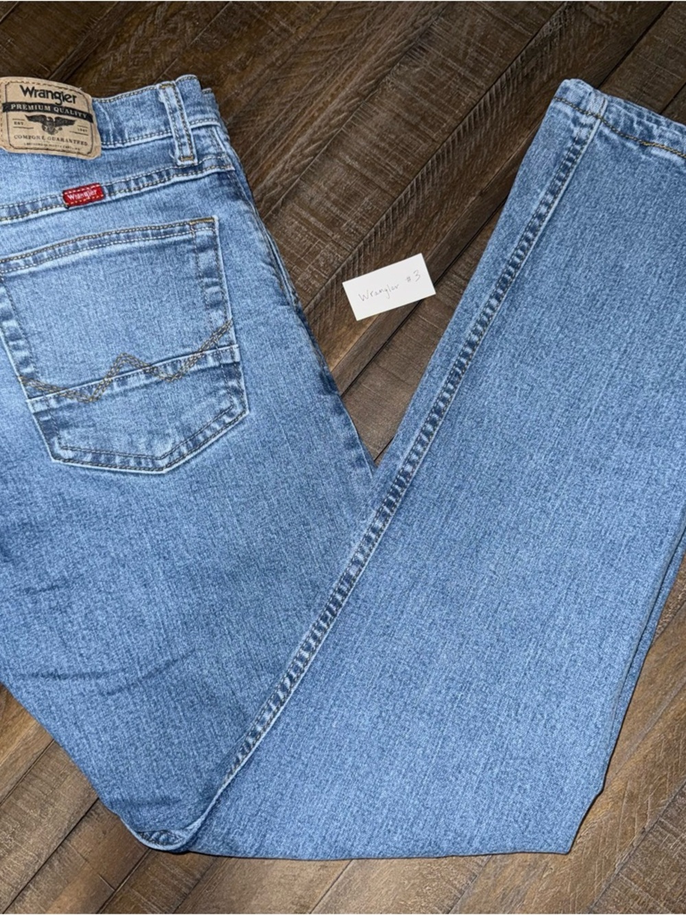 Wrangler Men’s Slim Straight Light Blue Jeans 30x29